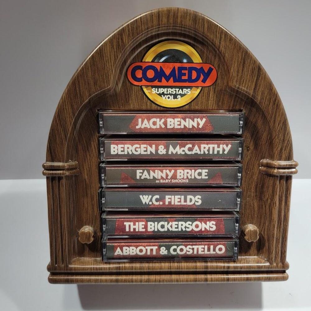 Vintage Comedy Superstars Vol 1 Cassette Box Set Brown Radio OTR Jack Benny